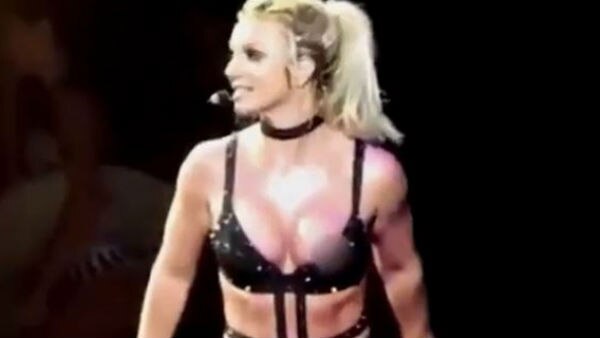 Britney Boob Slip
